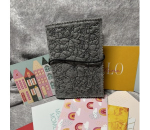 ADVENTSKALENDER 7. Dezember - Stickdatei ITH - Buchhülle A6 Kirschblüten Vögelchen